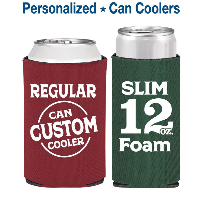 Regular or Slim Seltzer Can Coolers - Promotional Products, Promotional Giveaways, Personalized Gifts, Promotional Items image 1