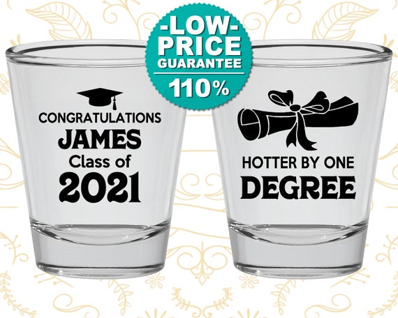 Graduation Party Cups Graduation Decorations 2021 Custom Party Favors Class of 2021 Personalized Plastic Cups