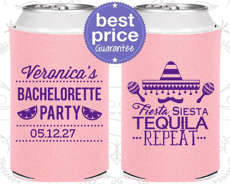 Fiesta, Siesta, Tequila Repeat, Bachelorette Party Decorations, Mexican Bachelorette Ideas, Mexico Bachelorette Party Ideas C60000 image 1