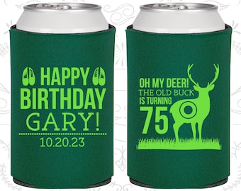 75th Birthday, 75th Birthday Favors, Promotional Party Favors, Hunting Birthday Favors, Deer Birthday, Birthday Party Favors (20278)