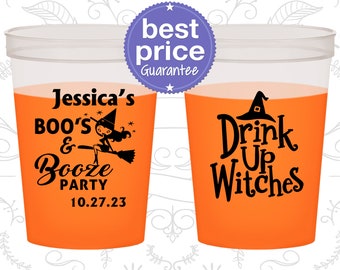 Halloween Color Changing Cups, Halloween Favors, Halloween Party Decorations, Drink Up Witches, Boos and Booze (250001)