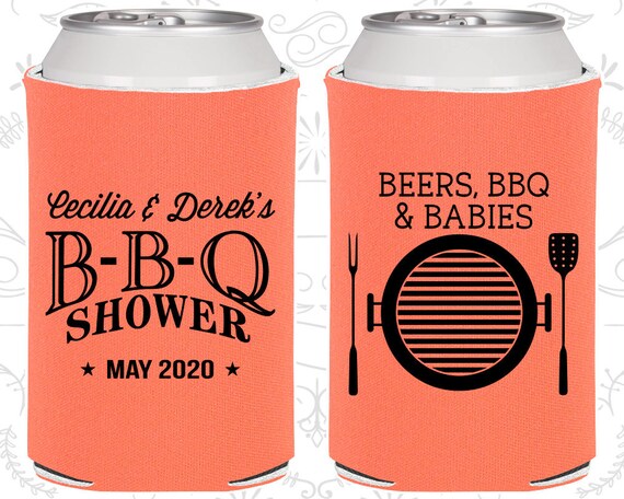 BBQ Baby Shower, Personalized Baby Shower, Beers BBQ and Babies, barbecue Baby Shower, Baby Welcome Celebration (90007) Il_570xn