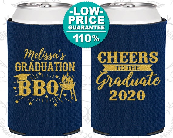 Graduation Favors, Graduation Can Cooler, College Grad Gifts, High School Graduation Favors, Class of 2020 Gift, Graduation BBQ (130006) Il_570xn