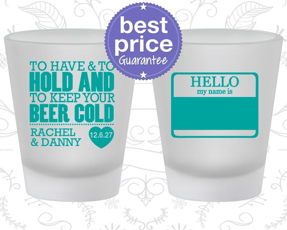 Personalized Shot Glasses, Shot Glasses, Shot Glass, Wedding Favors, Custom Shot Glasses, Wedding Shot Glasses, Custom Shot Glass (C18) Il_570xn