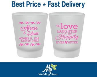 Custom Shot Glasses, Shot Glasses, Shot Glass, Wedding Favors, Wedding Shot Glasses, Personalized Shot Glasses, Custom Shot Glass | 632