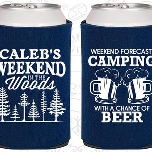 Bachelor Weekend, Custom Bachelor Party Decor, Camping Bachelor Party Favors, Bachelor Party Favors | 40091