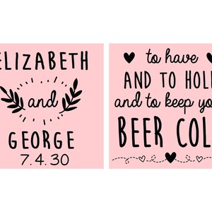 Personalized Wedding Favor Can Coolers Custom Wedding Favors for Guest | 281 imagen 2