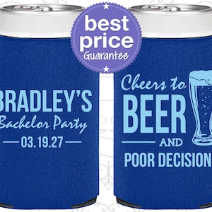 Cheers, Bachelor Party Items, Beer and Poor Decisions, Bachelor Party Gifts | 40045