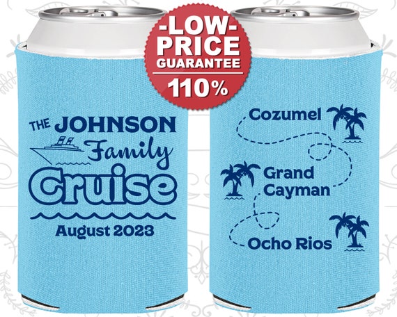Vacation Party Favors, Vacation Can Coolers, Family Vacation Favors, Cruise Party Favors, Cruise Ship, Cruise Ship Gifts (180035) Il_570xn