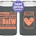 Wedding Can Coolers, Mason Jar, Something Old Something New, Personalized Can Coolers, Custom Beer Can Coolers, Wedding Favors (C01) 
