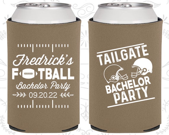 Football Bachelor Party Favors, Personalized Bachelor Party Decor, Tailgate Bachelor Party (40067) Il_570xn