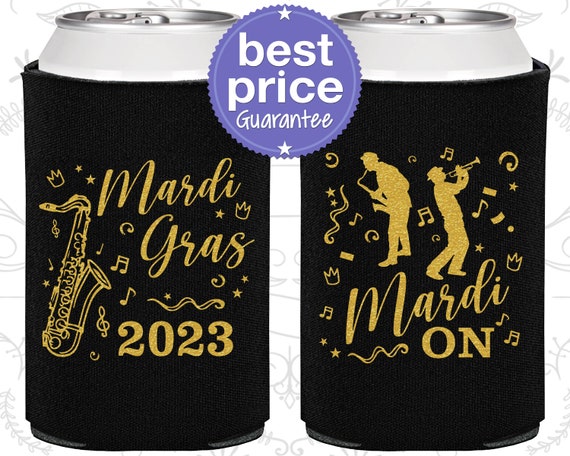 Mardi Gras Favors, Mardi Gras Can Cooler, Mardi Gras Throws, Mardi Gras Parade, Mardi On (190019) Il_570xn