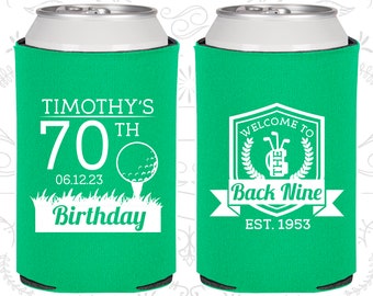 70th Birthday, 70th Birthday Favors, Printed Party Favors, Golf Birthday Favors, Sports Birthday Favors, Birthday Party Favors (20277)