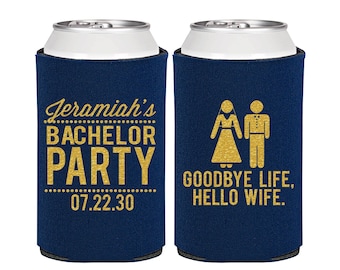 Goodbye Life, Printed Bachelor Party Ideas, Hello Wife, Bachelor Party Gifts | 40019
