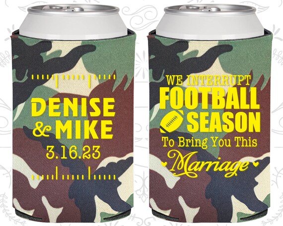 Army Camouflage Wedding Army Camouflage Can Coolers Army