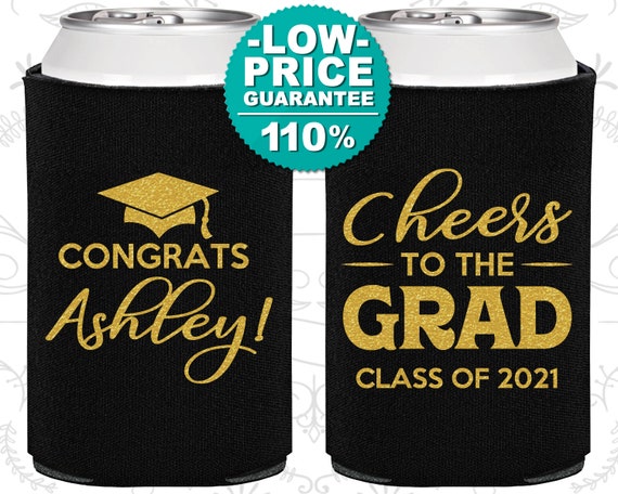 Graduation Party Favors, Graduation Can Cooler, Grad Gifts, College Graduation Favors, Class of 2021 Gift, Cheers to the Graduate (130020) Il_570xn