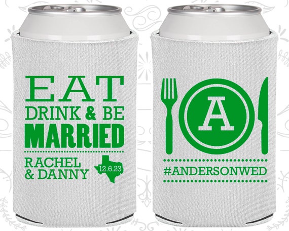 Eat Drink And Be Married Fun Wedding Gifts Country Wedding Favors