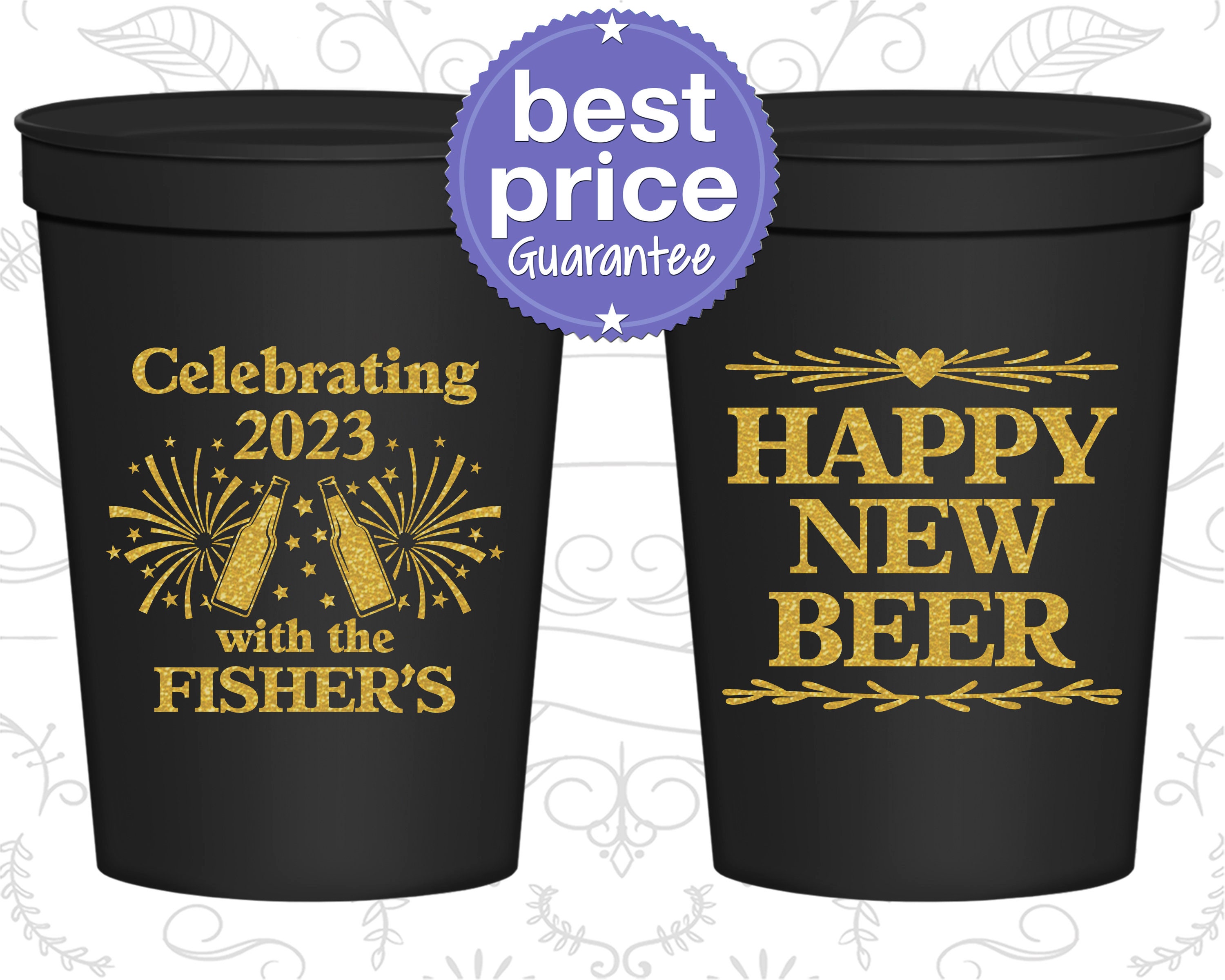 Calendrier Biere 2023 New Years Cups New Years Eve Party Favors Nye Party 2023 | Etsy France