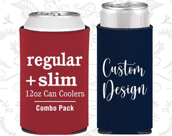 Regular + Slim Seltzer Can Coolers Bundle - Promotional Products, Promotional Giveways, Personalized GIfts, Promotional Items