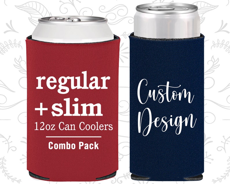 Regular Slim Seltzer Can Coolers Bundle Promotional Products, Promotional Giveways, Personalized GIfts, Promotional Items image 1