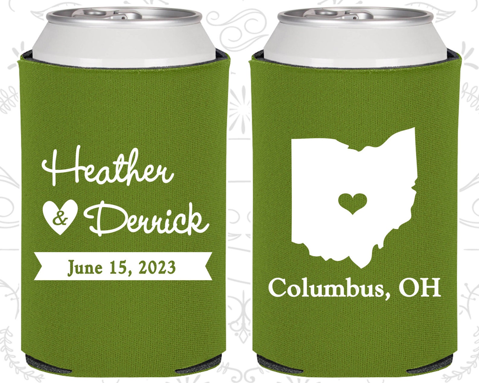 Ohio Wedding Ideas Coolies Destination Wedding State Gifts Etsy