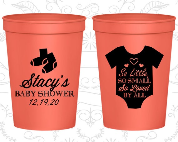 personalized cups for baby shower