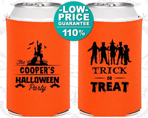 Halloween Party Favors, Halloween Can Coolers, Custom Halloween, Halloween Supplies, Trick or Treat (250019) Il_570xn