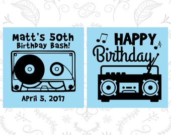 50th Birthday Shot Glasses Custom Birthday Glasses Vintage Etsy 日本