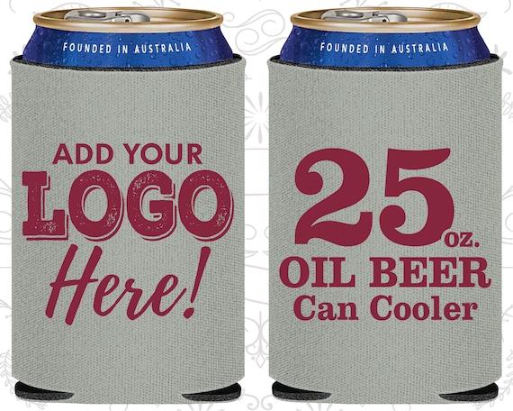 Oil Beer Can Coolers, Promotional Gifts, Custom Promotional Items, Promotional Products, Personalized Gift, Promotional Giveaways, 25.4 oz Il_570xn