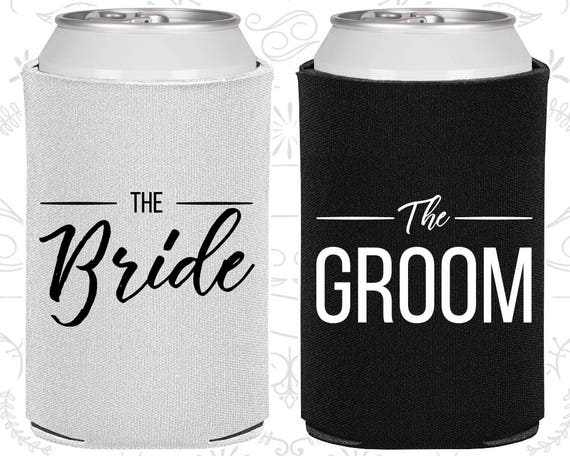 Getting Hitched Bride & Bridesmaids Tall Can Cooler Set - 5 Pack