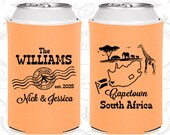 South Africa Wedding Favors, Coolies, Destination Wedding Gift,South Africa Wedding Shower,Travel Wedding Favors, Capetown Wedding (191) Il_170x135