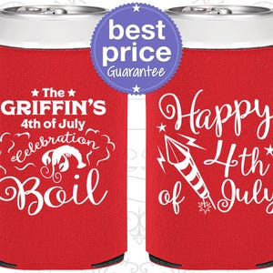 4th of July Party Ideas, 4th of July Can Coolers, July 4th Party, Independence Day, 4th of July Crawfish Boil, Happy 4th of July | 220018