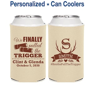 We finally pulled the trigger, Wedding Giveaways, Antler Wedding, Antler Favors, Wedding Can Cooler | 264