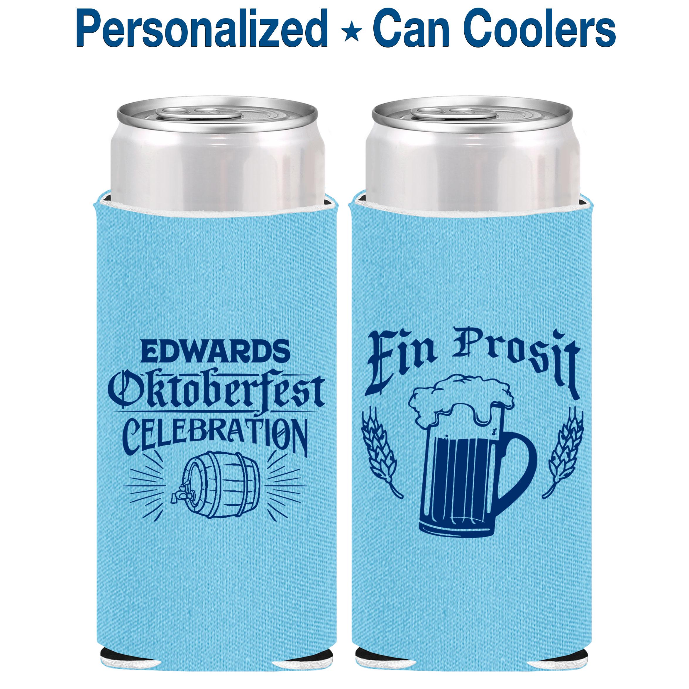 Oktoberfest Party Favors, Oktoberfest Can Cooler, Oktoberfest Decor, Oktoberfest Ideas, Ein Prosit | 240002