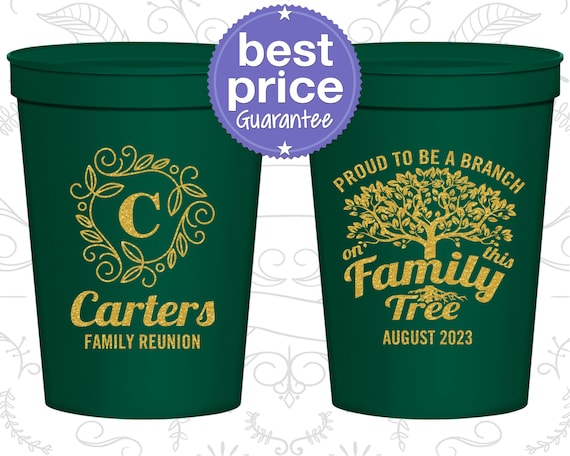 Family Reunion Party Cups, Family Reunion Gifts, Family Reunion