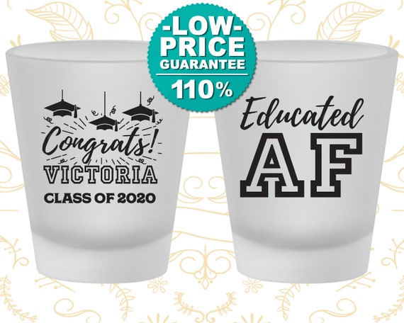 Graduation Shot Glasses Graduation Favors Graduation Party Ideas
