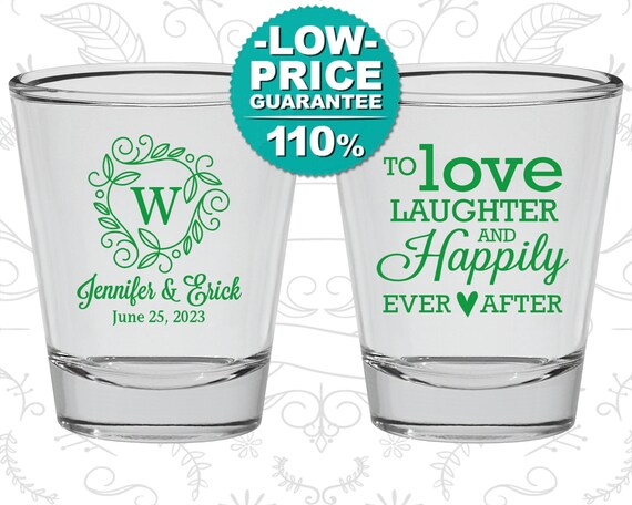 Wedding Shot Glass Favors Shot Glasses Wedding Favors Custom Shot