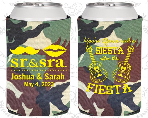 Army Camouflage Can Coolers Army Camouflage Wedding Favors Army