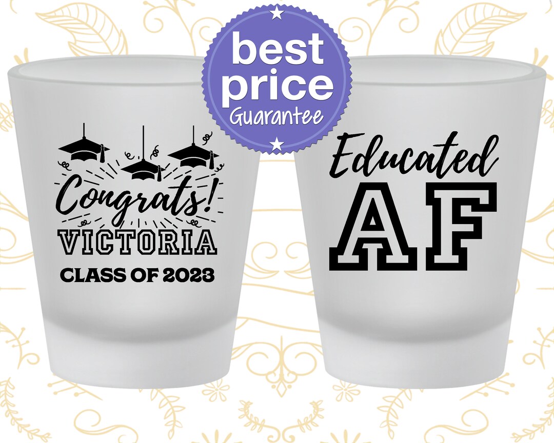 Graduation Shot Glasses, Graduation Favors, Graduation Party Ideas