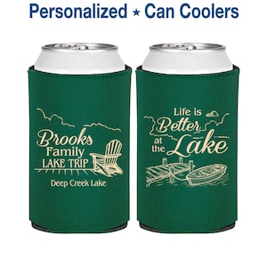 Family Gathering, Vacation Can Coolers, Lake House Gifts, Lake Vacation, Family Lake House, Life is better at the Lake | 180012 image 1