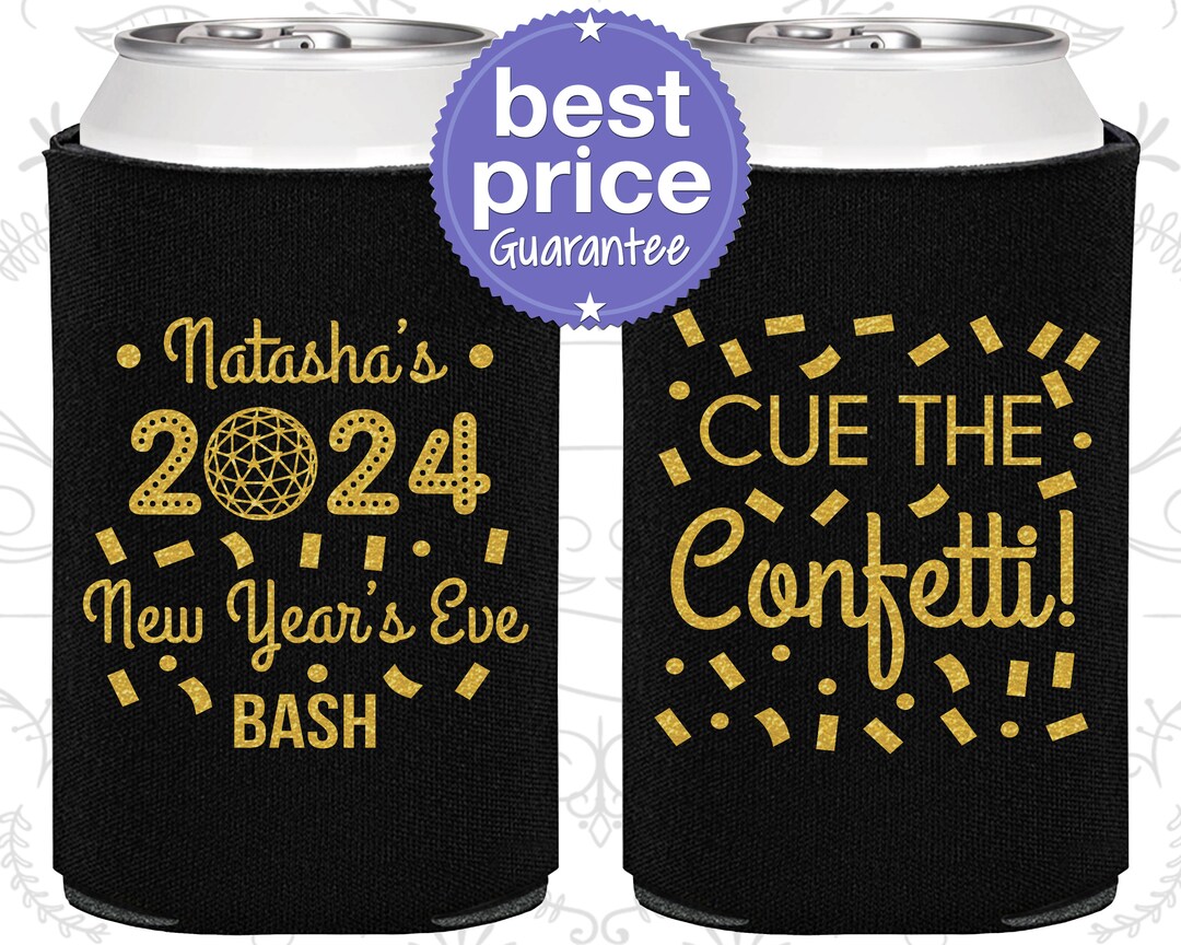 New Years Eve Party Favors, New Years Can Coolers, New Years Eve Party