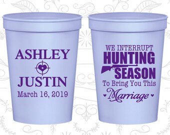 Custom Stadium Cups, Personalized Cups, Wedding Cups, Personalized Plastic Cups, Stadium Cups, Party Cups, Plastic Cups (316)