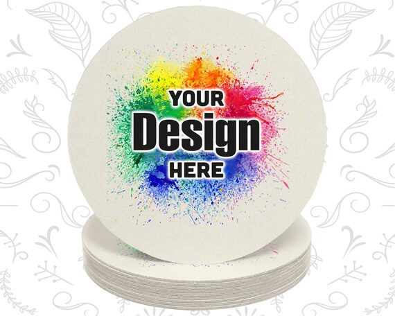 Full Color Coasters, Personalized Coasters, Custom Coasters, Bar Coasters, Drink Coasters, Round Coasters, Paper Coasters, Wedding Coasters Il_570xn