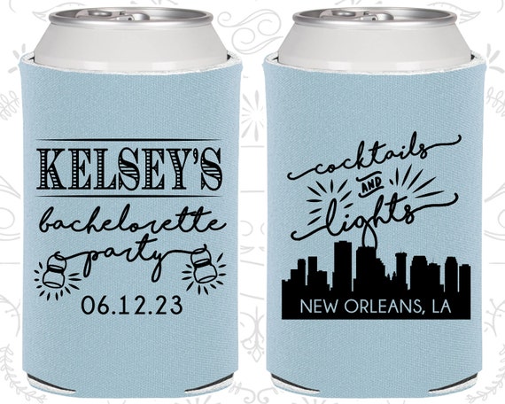 Cocktails and Lights, Custom Bachelorette Party, New Orleans Bachelorette Gifts, Louisiana Bachelorette Gifts, Bachelorette Gift (60066) Il_570xn