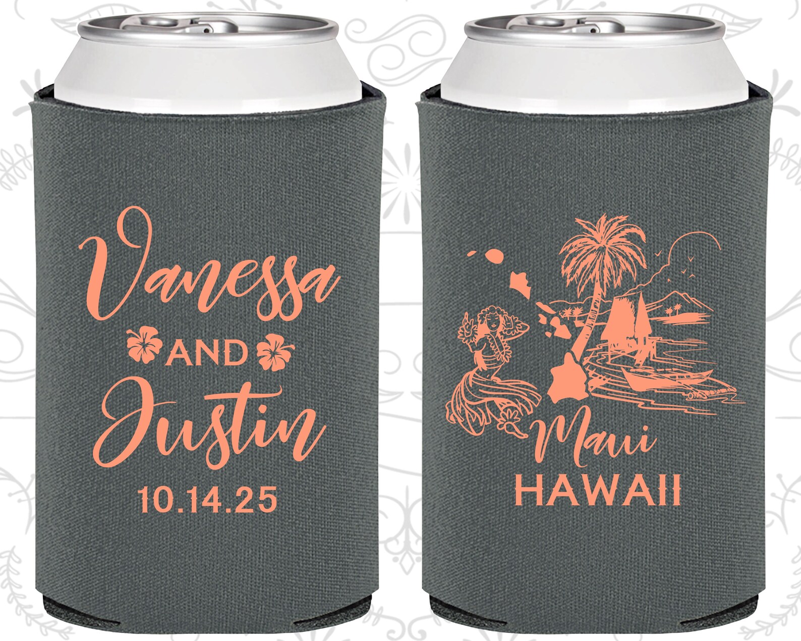 Hawaii Wedding Gifts Coolies Destination Wedding Favors - Etsy
