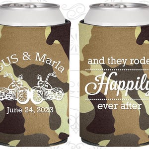 Tan Camo Wedding, Tan Camo Can Coolers, Tan Camo Wedding Favors, Tan Camo Wedding Gift, Tan Camo Wedding Decor | 200