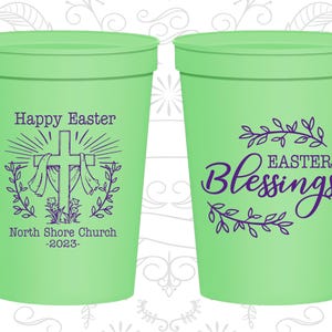 Easter Cups, Easter Party Favors, Easter Party Ideas, Easter Décor, Easter Sunday, Easter Blessings | 210020