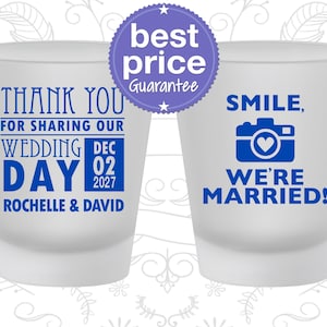 Wedding Shot Glass Favors, Shot Glasses, Wedding Favors, Custom Shot Glasses, Personalized Shot Glasses, Custom Shot Glass | 227