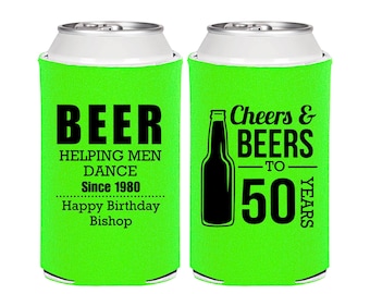 50th Birthday, 50th Birthday Favors, Party Decorations, Cheers and Beers, Cheers to 50 Years, Party Favors | 20160