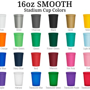 a large group of cups with different colors
